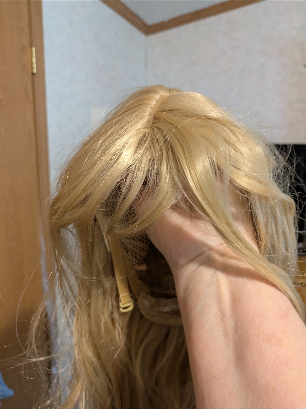 Light Blonde Women's Synthetic Wig - Classic Long Style